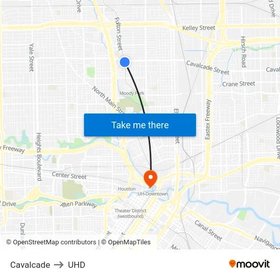 Cavalcade to UHD map