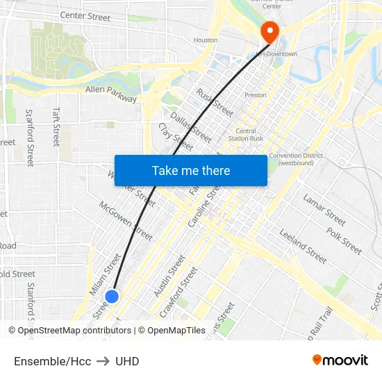 Ensemble/Hcc to UHD map