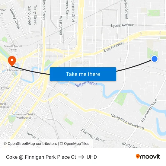 Coke   @ Finnigan Park Place Ct to UHD map