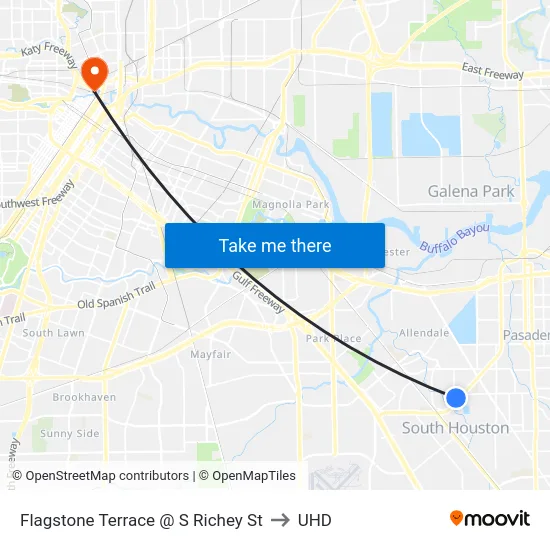 Flagstone Terrace @ S Richey St to UHD map