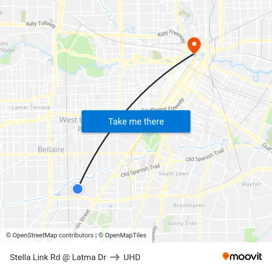 Stella Link Rd @ Latma Dr to UHD map