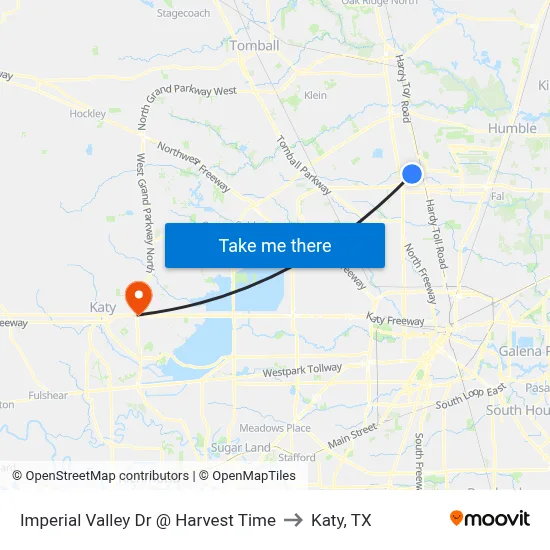 Imperial Valley Dr @ Harvest Time to Katy, TX map