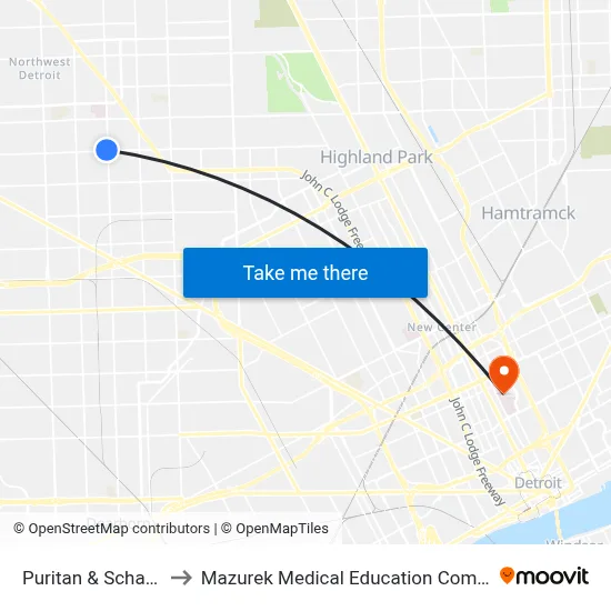 Puritan & Schaefer to Mazurek Medical Education Commons map