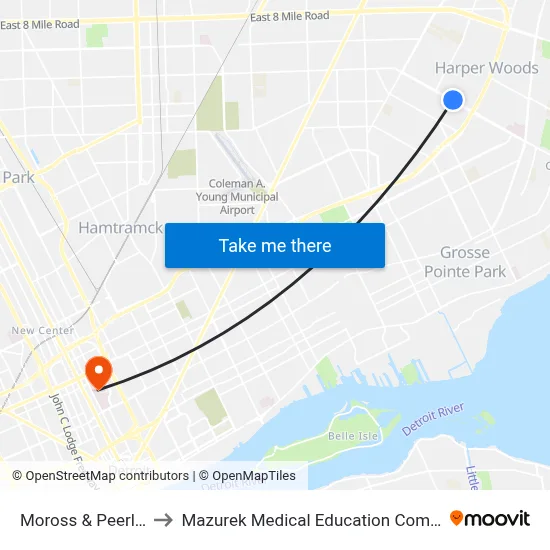 Moross & Peerless to Mazurek Medical Education Commons map