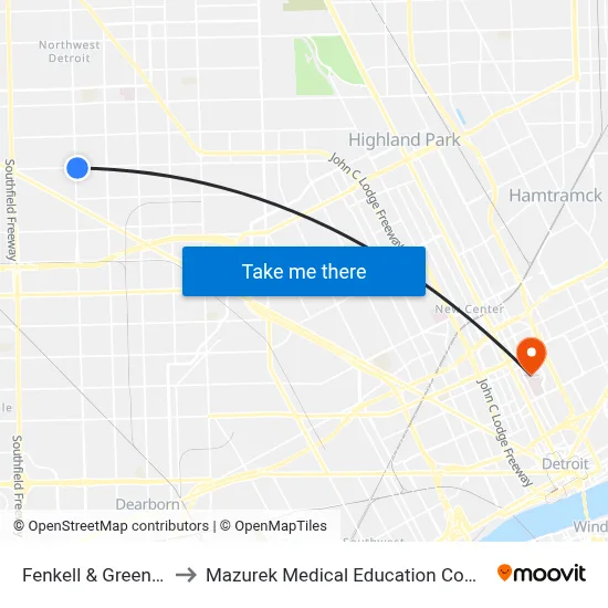 Fenkell & Greenfield to Mazurek Medical Education Commons map