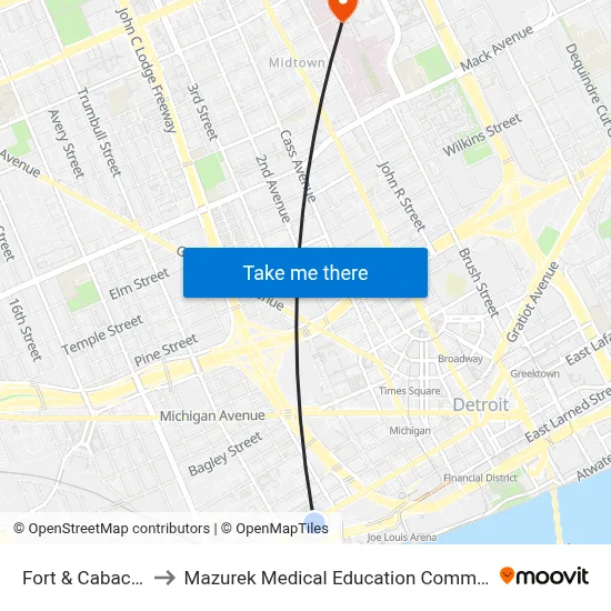 Fort & Cabacier to Mazurek Medical Education Commons map