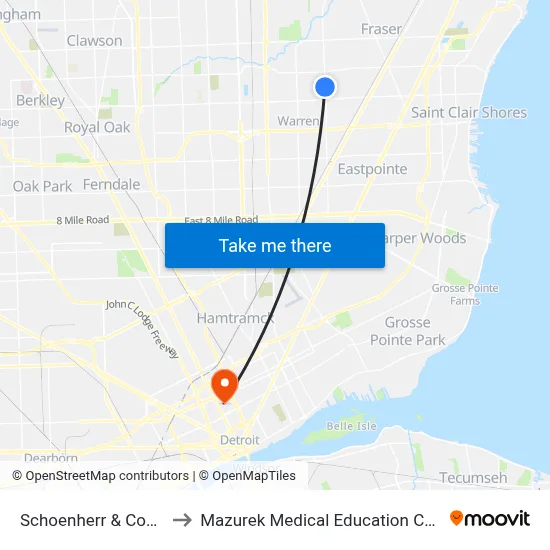 Schoenherr & Common to Mazurek Medical Education Commons map