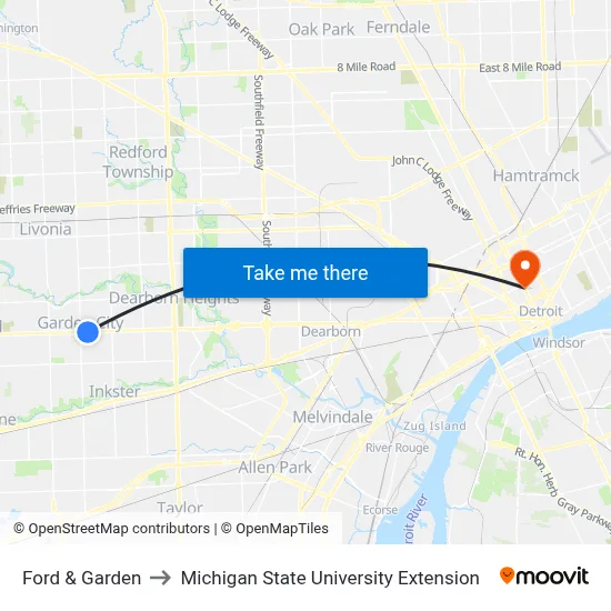 Ford & Garden to Michigan State University Extension map
