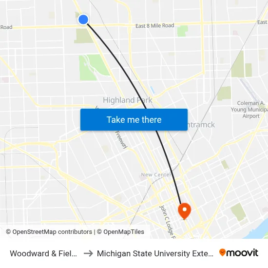 Woodward & Fielding to Michigan State University Extension map