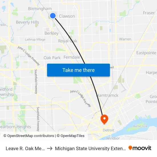 Leave R. Oak Meijer to Michigan State University Extension map