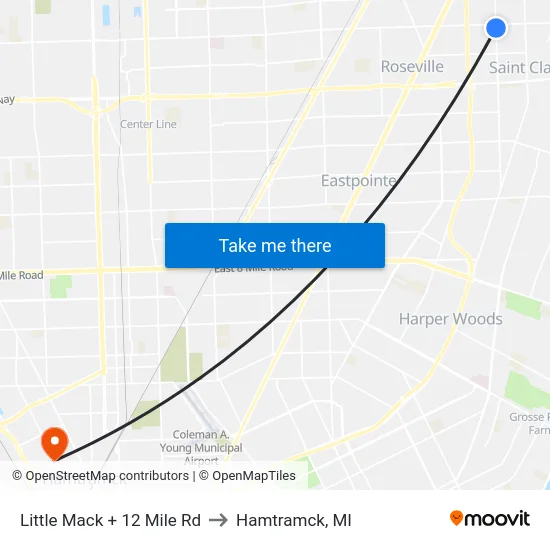 Little Mack @ 12 Mile to Hamtramck, MI map