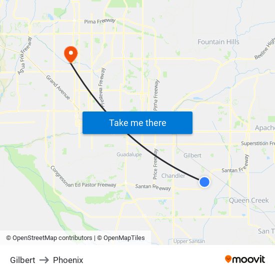 Gilbert to Phoenix map