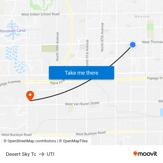 Desert Sky Tc to UTI map