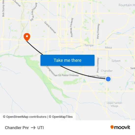Chandler Pnr to UTI map