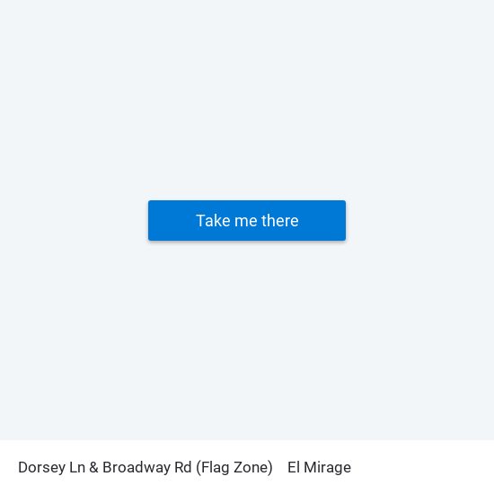 Dorsey Ln & Broadway Rd (Flag Zone) to El Mirage map