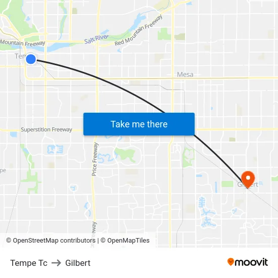 Tempe Tc to Gilbert map