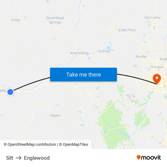 Silt to Englewood map