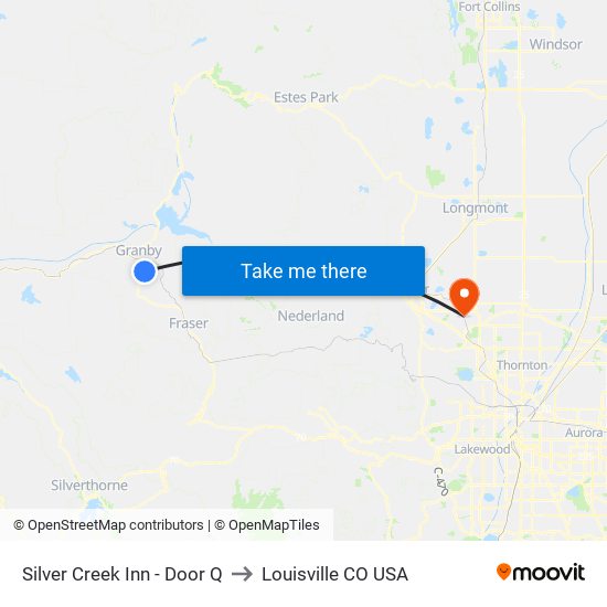 Silver Creek Inn - Door Q to Louisville CO USA map