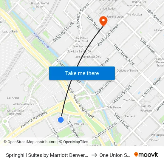 Hospitality Learning Center (Hlc) to One Union Station map