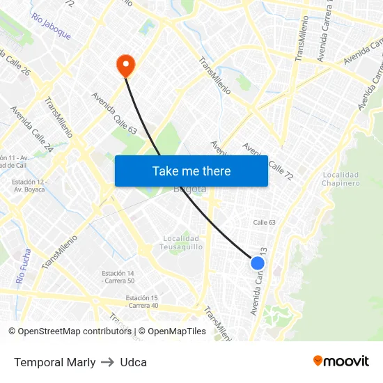 Temporal Marly to Udca map