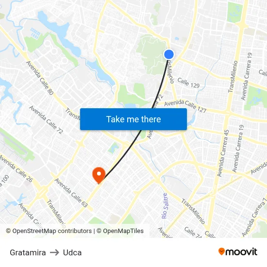 Gratamira to Udca map