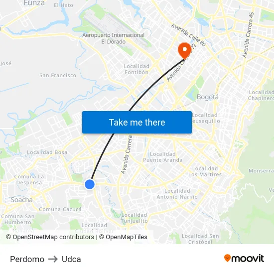 Perdomo to Udca map