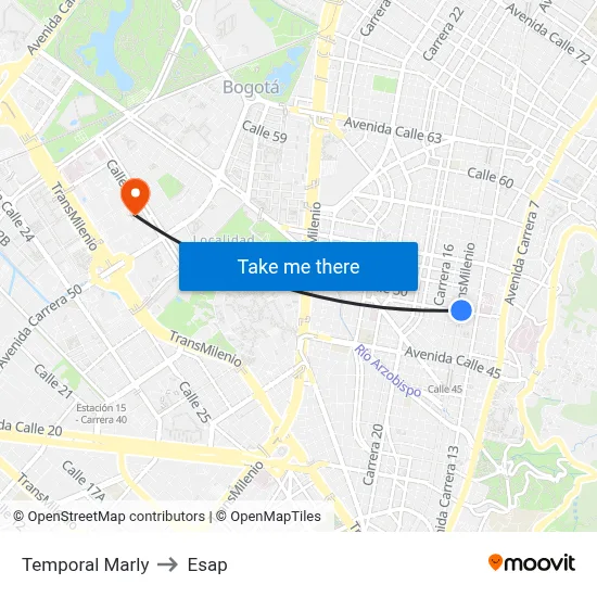 Temporal Marly to Esap map