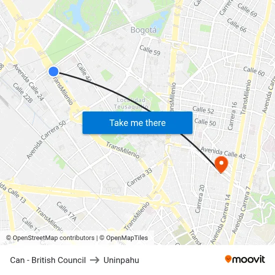 Can - British Council to Uninpahu map