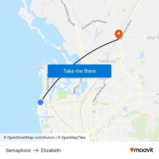 Semaphore to Elizabeth map