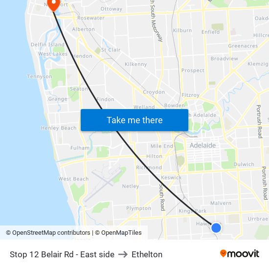 Stop 12 Belair Rd - East side to Ethelton map