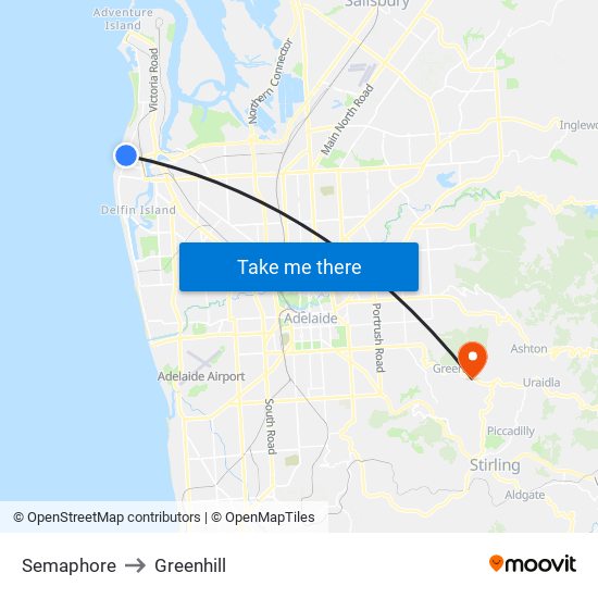 Semaphore to Greenhill map