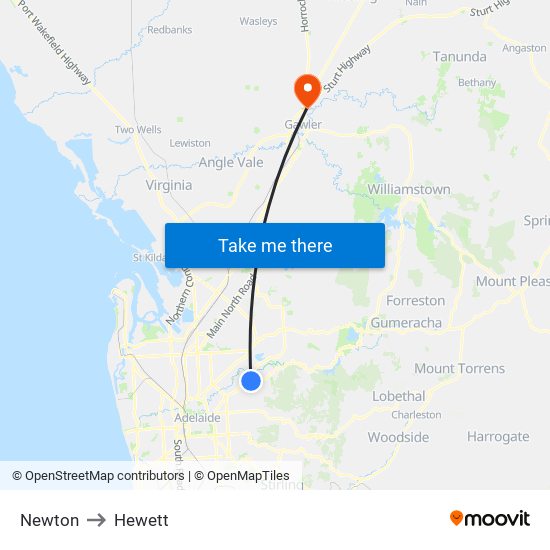 Newton to Hewett map