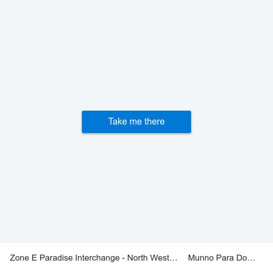 Zone E Paradise Interchange - North West side to Munno Para Downs map
