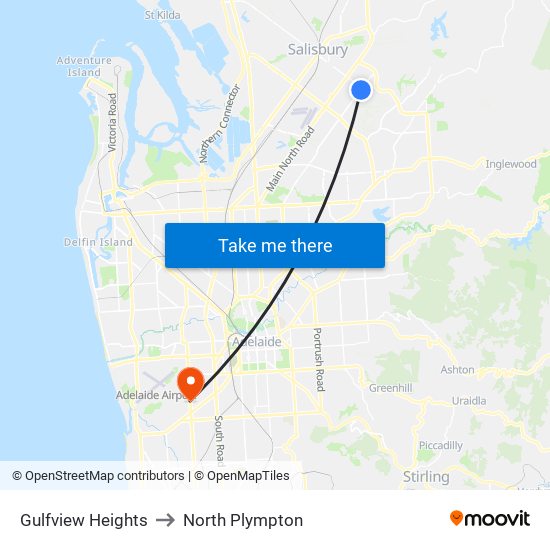 Gulfview Heights to North Plympton map