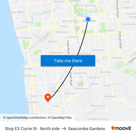 Stop E3 Currie St - North side to Seacombe Gardens map