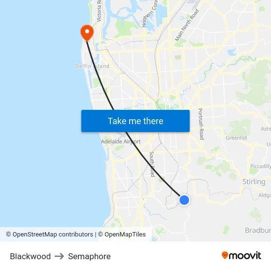 Blackwood to Semaphore map