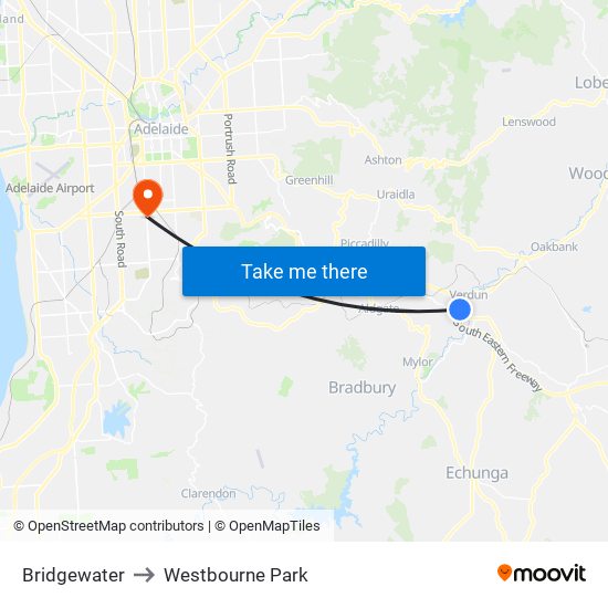 Bridgewater to Westbourne Park map