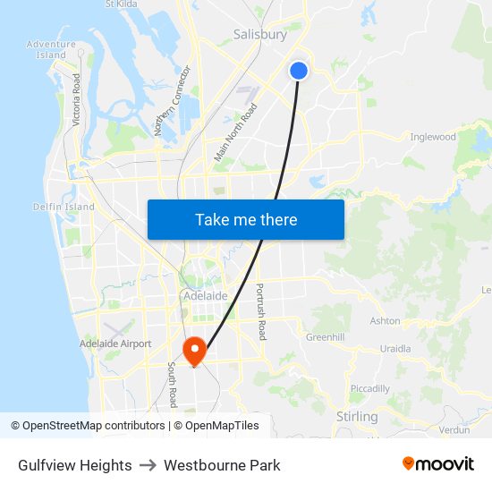 Gulfview Heights to Westbourne Park map