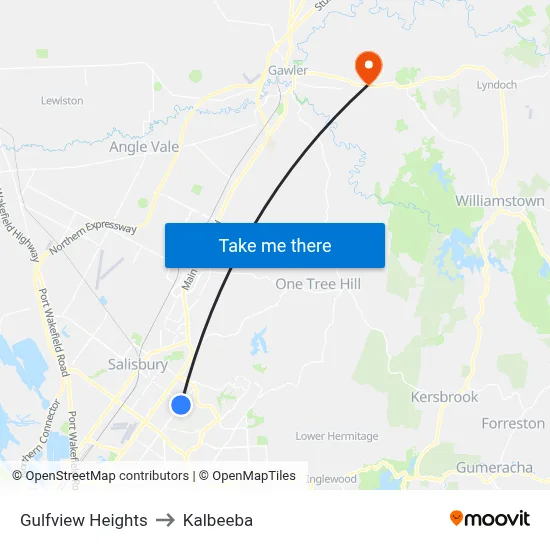 Gulfview Heights to Kalbeeba map