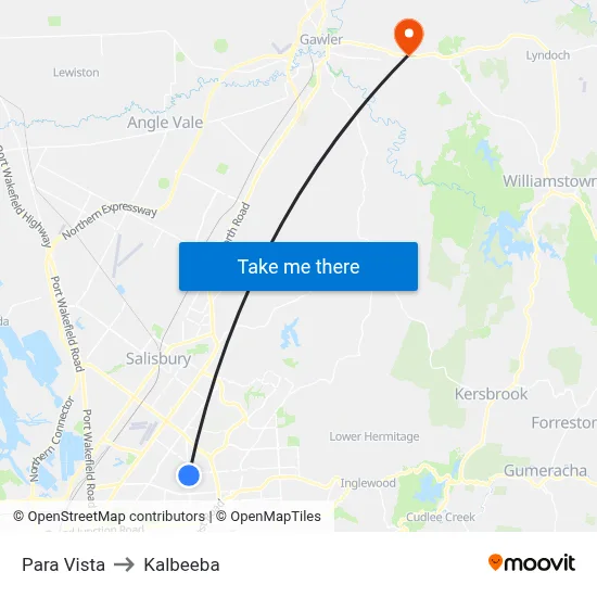 Para Vista to Kalbeeba map