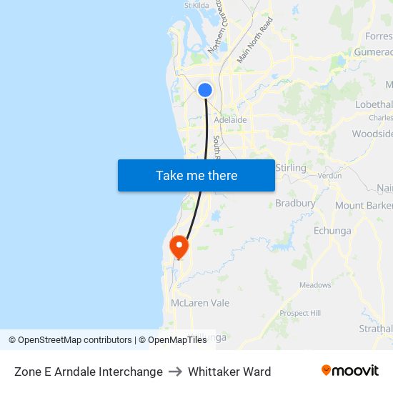 Zone E Arndale Interchange to Whittaker Ward map