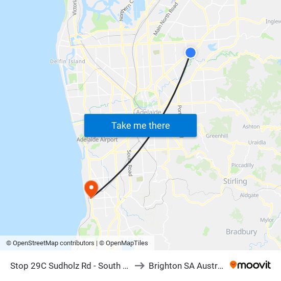 Stop 29C Sudholz Rd - South side to Brighton SA Australia map