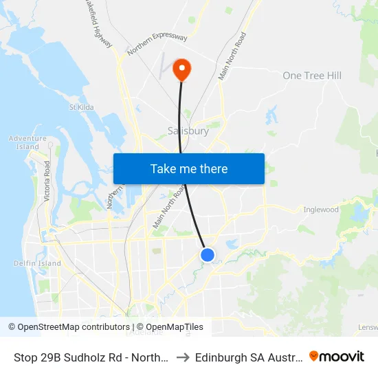 Stop 29B Sudholz Rd - North side to Edinburgh SA Australia map