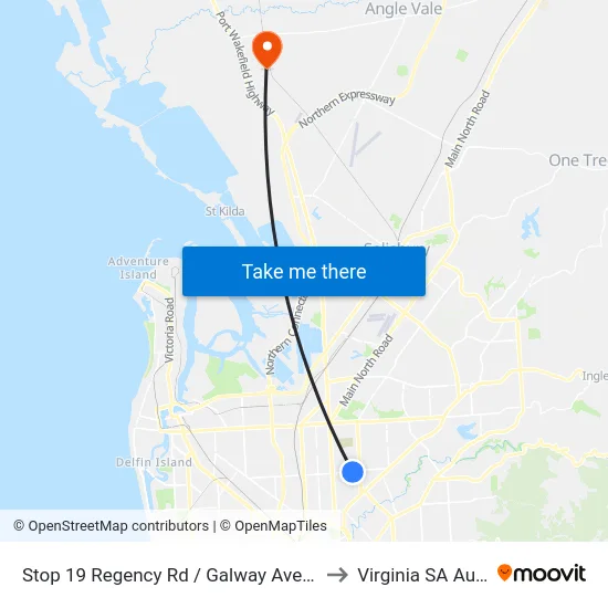 Stop 19 Regency Rd / Galway Ave - South side to Virginia SA Australia map