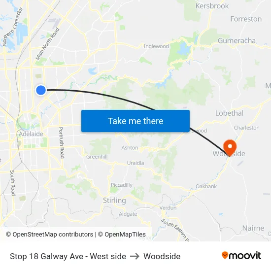 Stop 18 Galway Ave - West side to Woodside map