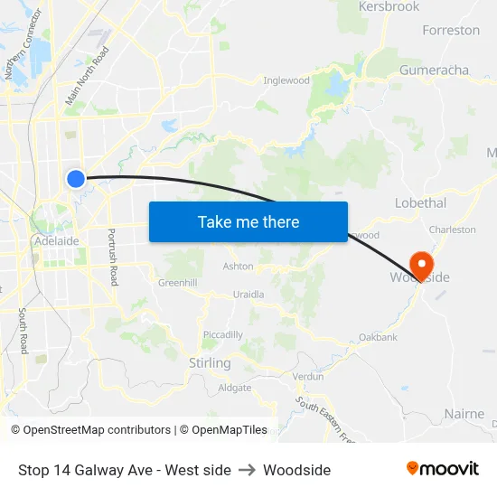 Stop 14 Galway Ave - West side to Woodside map
