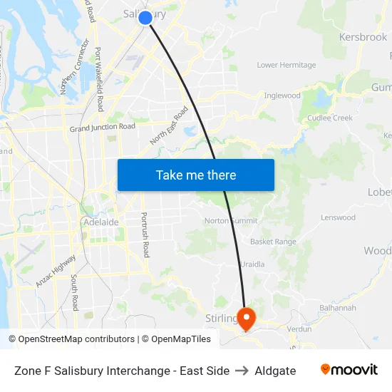 Zone F Salisbury Interchange - East Side to Aldgate map