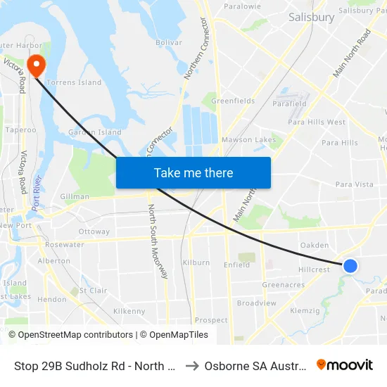 Stop 29B Sudholz Rd - North side to Osborne SA Australia map