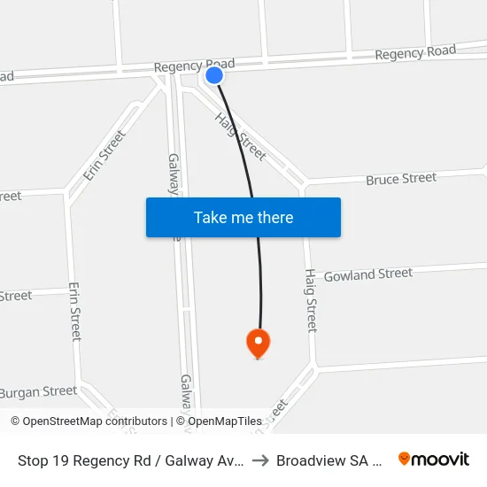 Stop 19 Regency Rd / Galway Ave - South side to Broadview SA Australia map
