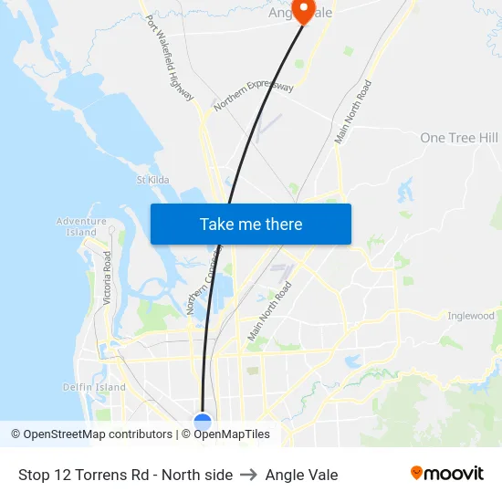Stop 12 Torrens Rd - North side to Angle Vale map